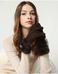 Ozwear Connection Uggs - Ugg Sheepskin Double Cuff Gloves