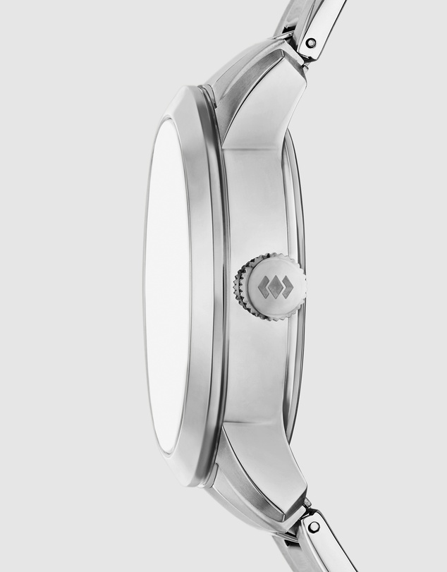 Fossil - Townsman Silver Tone Analogue-Digital Watch