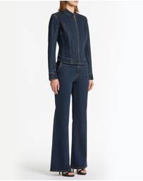 Carla Zampatti - Dark Indigo Fitted Denim Jacket
