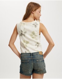 Cotton On - Haven Ruffle Button Through Cami