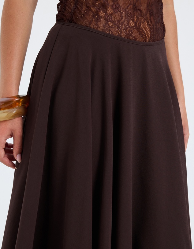 Calli - Aurora Asymmetrical Georgette Skirt