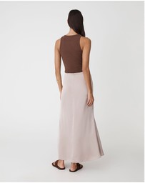 Forcast - Leigh Satin Maxi Skirt