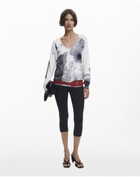 Desigual - Fine collage sweater