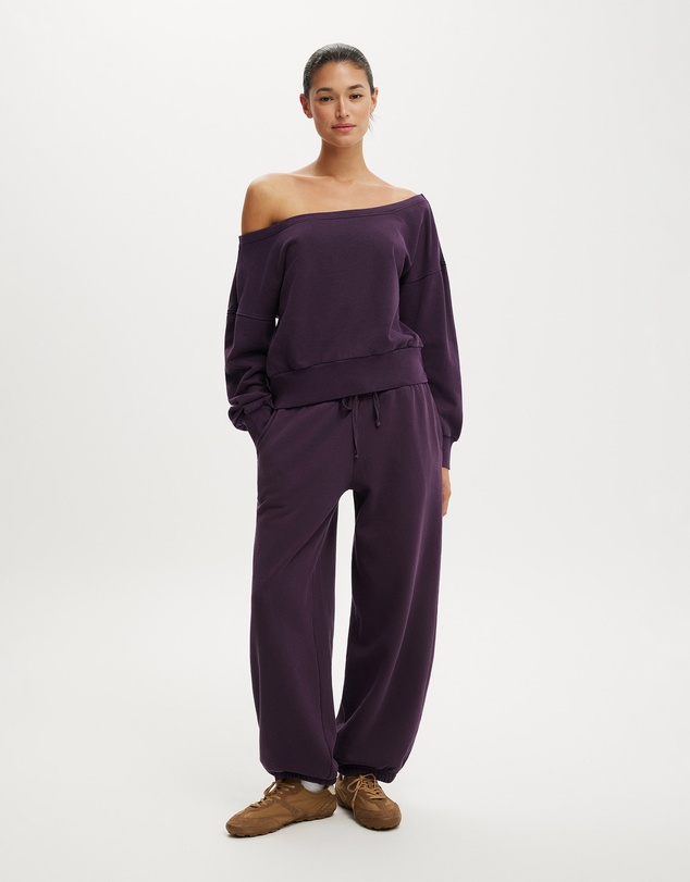 Cotton On - Relaxed Off Shoulder Sweatshirt