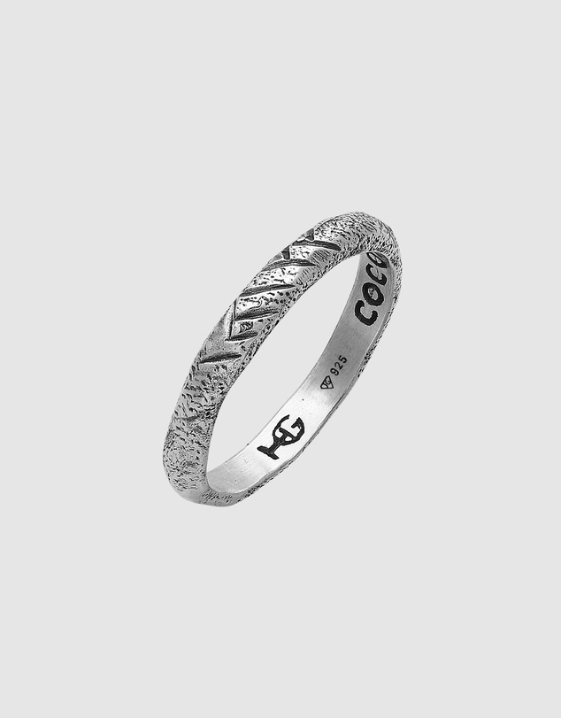 Haze & Glory - ICONIC EXCLUSIVE - Coconut Society Stacking Ring in 925 Silver
