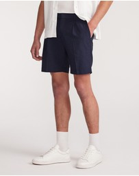 Calibre - Soft Seersucker Shorts Navy