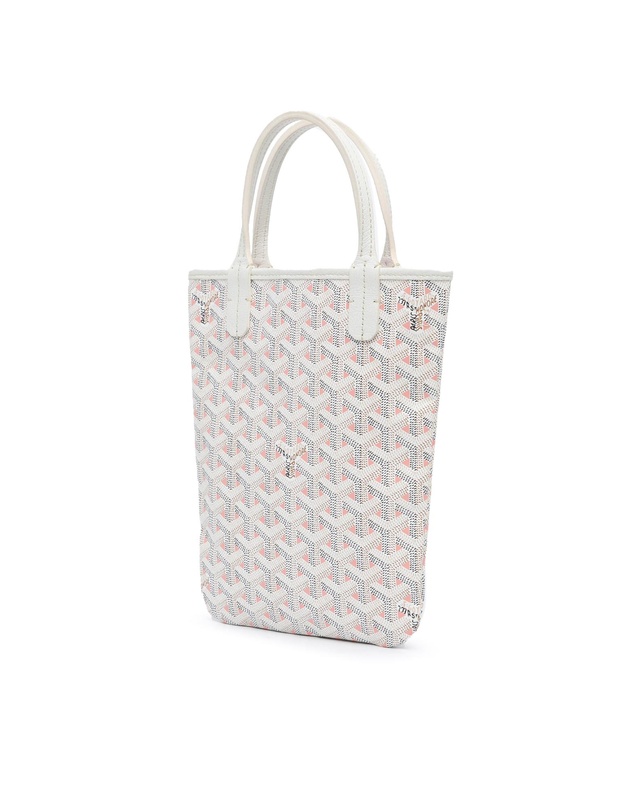 Pre-Loved by Azura Reborn - Pre-Loved goyard Patterned Tote Bag with Interior Pocket and Dual Handles