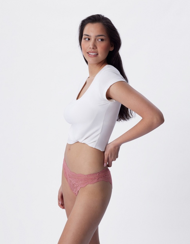 Bras N Things - Sara Brazilian Knicker - Rose