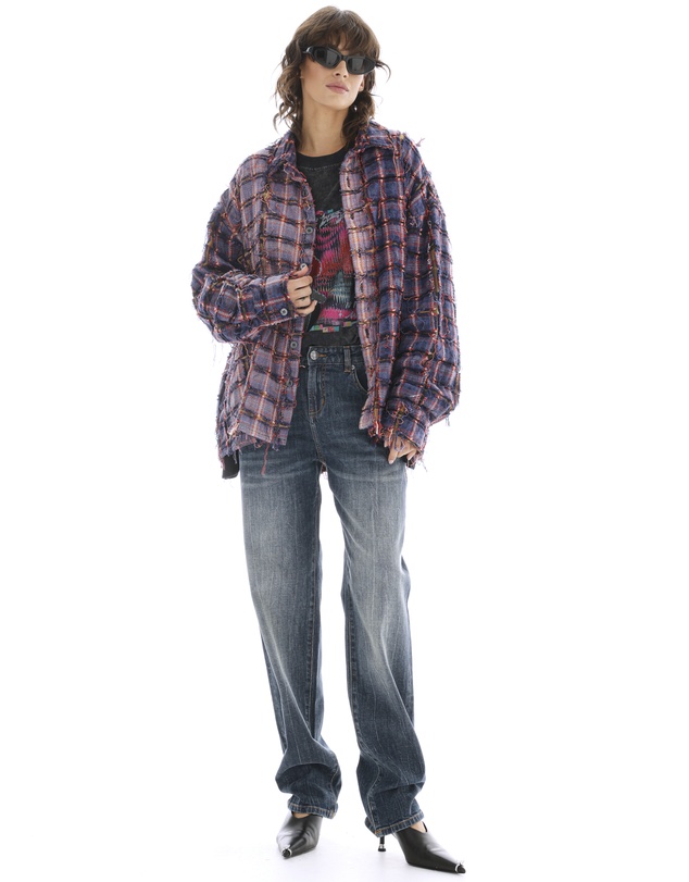THE TALES - Check Flannel Bonded Jacket
