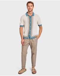 Academy Brand - Gatsby Stripe Knit SS Shirt