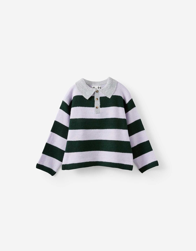 Cotton On Kids - Rugby Knit Polo