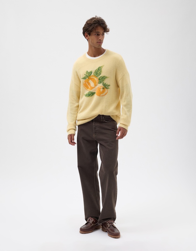 AERE - Citrus Intarsia Knit Jumper