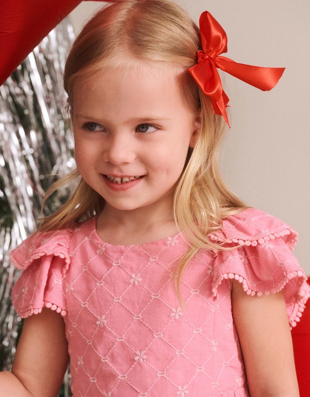 Huxbaby - Floral Broderie Dress - Babies-Teens