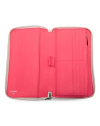Pre-Loved by Azura Reborn - Pre-Loved CC Quilted Lambskin Cambon Ligne Zippy Organizer Wallet