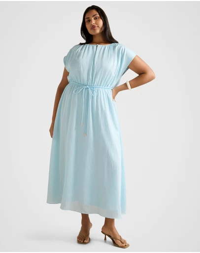 Forever New Curve - Kathleen Curve Tie Midi Dress