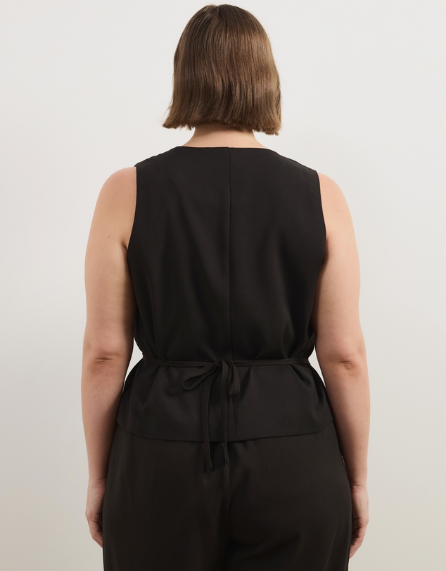 Atmos&Here Curvy - Freida Wrap Vest Top