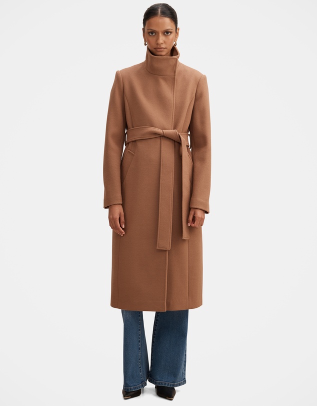 Forever New Petite - Phoebe Petite Funnel Neck Coat