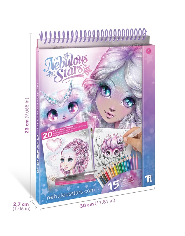 Nebulous Stars - Watercoloring Book Set