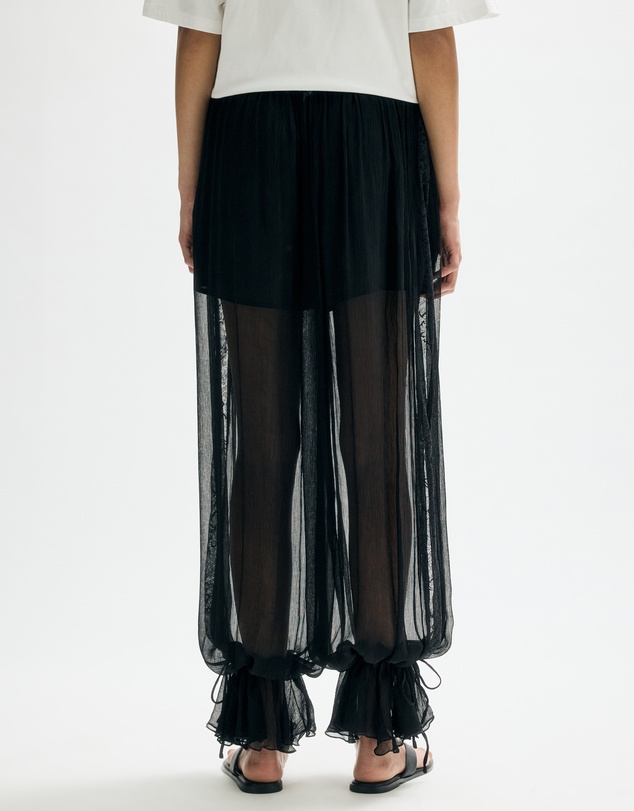 Minima Esenciales - Nissa Sheer Balloon Pants