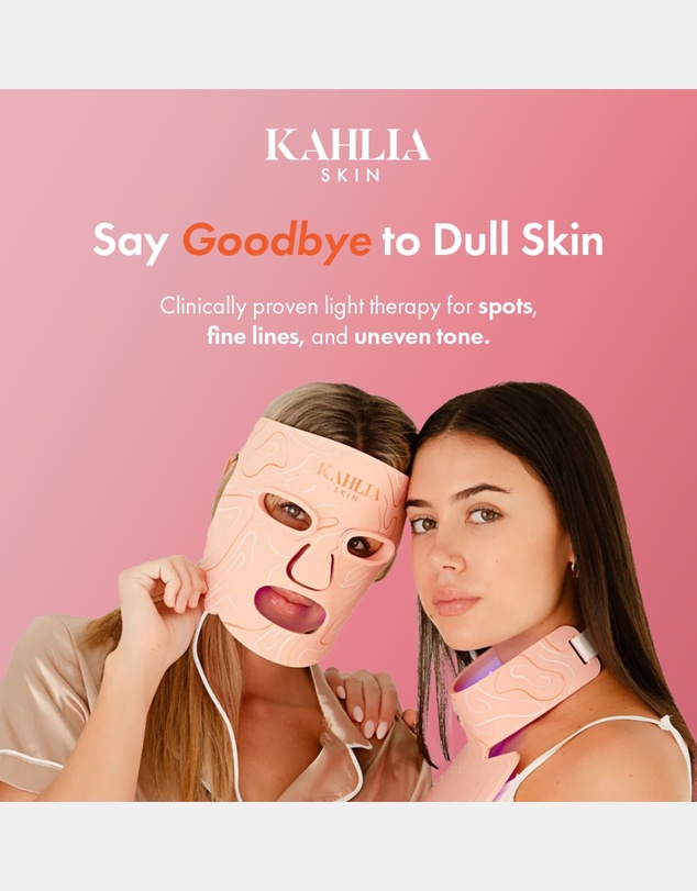 Kahlia Skin - LED Silicone Radiant Mask - Face, Neck & Décolletage