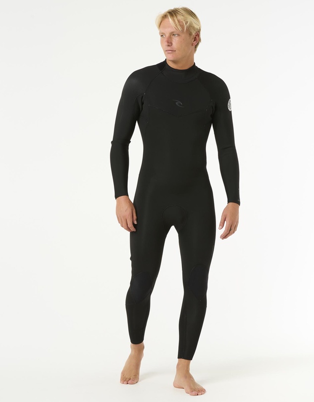 Rip Curl - Mens Dawn Patrol 4/3 Back Zip Steamer Wetsuit