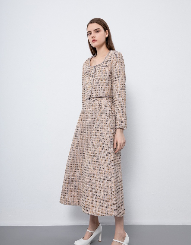 Glamorous - Vintage court-inspired contrasting tweed jacket