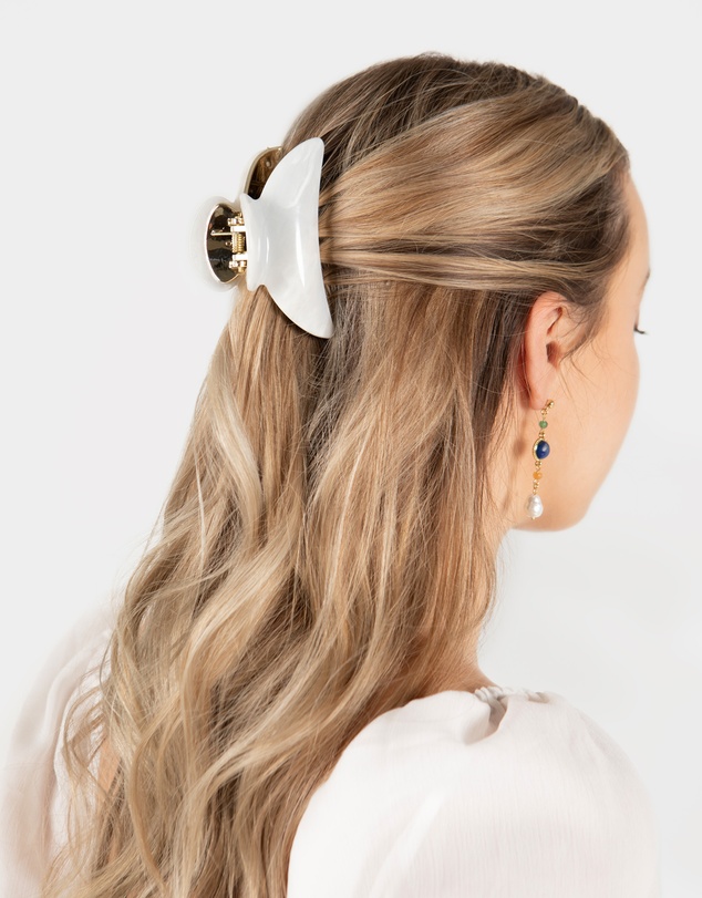 Mestige - Seashell Acetate Claw Hair Clip - 2 Pack