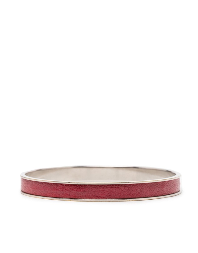 Pre-Loved by Azura Reborn - Pre-Loved Leather Kelly H Cadena Lock Bangle Bracelet