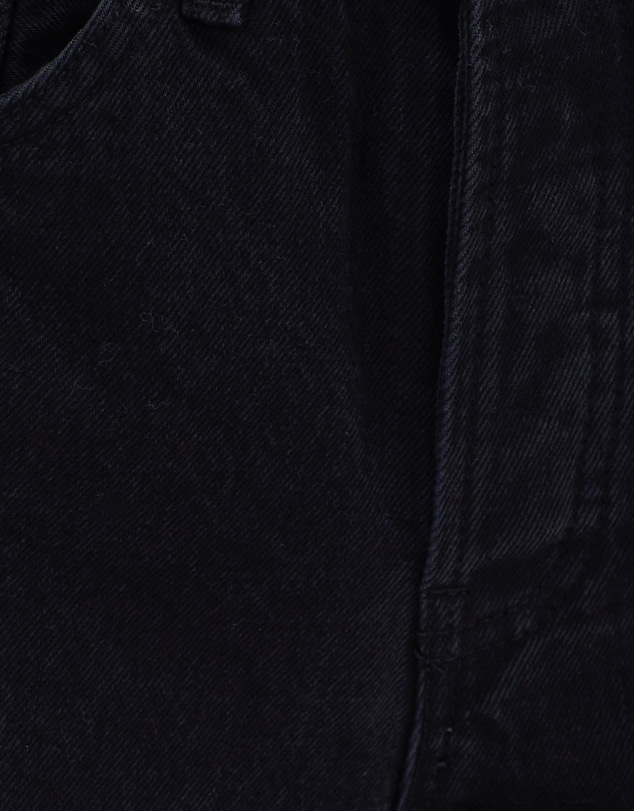 Assembly Label - High Waist Rigid Frayed Jeans