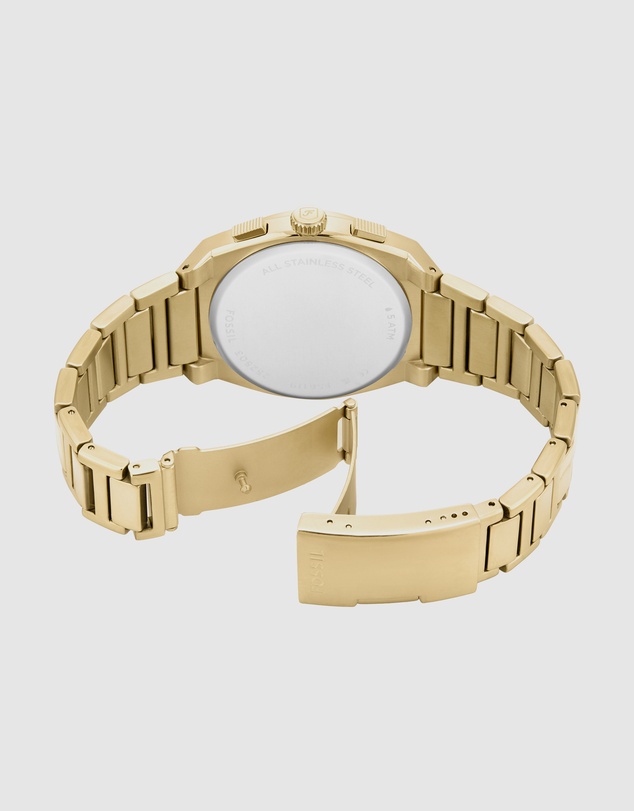 Fossil - Everett Gold Tone Analogue-Chronograph Watch