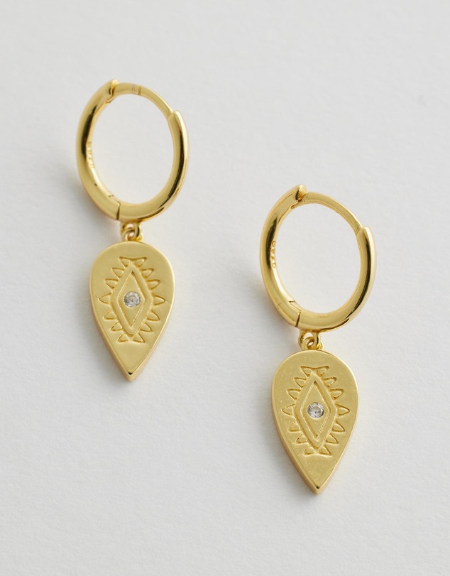 Native Sol - Aurora Huggie Earrings