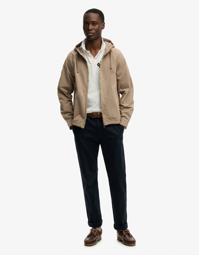Superdry - Hooded Washed Twill Jacket