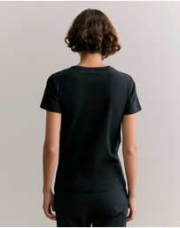 Trenery - Organically Grown Cotton T-shirt in Black