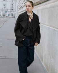 M.N.G - Barrel Mid-Rise Rinse Wash Jeans