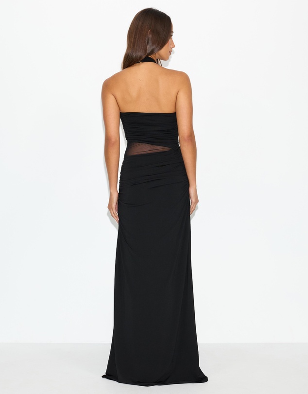 Dazie - Fern Mesh Waist Maxi Dress