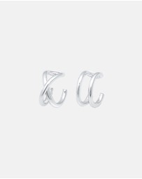 Elli Jewelry - Earrings Ear Cuff Geo Basic Minimalist 925 Sterling Silver