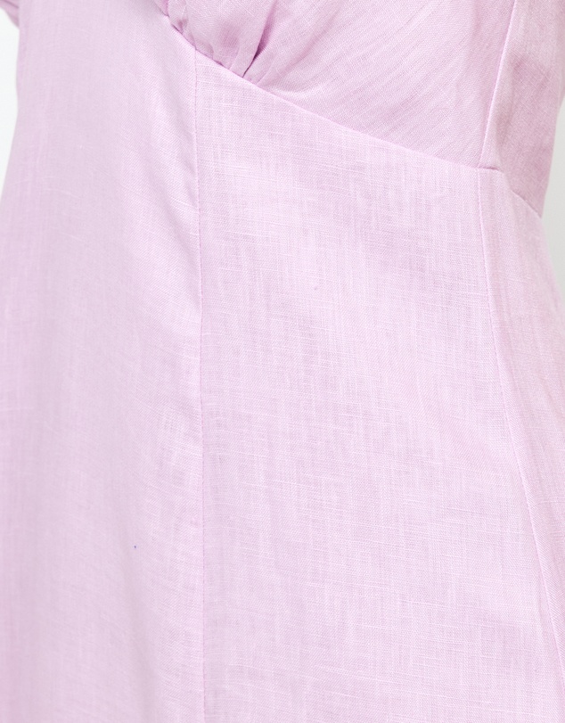 AERE - Lacey Halter Linen Dress