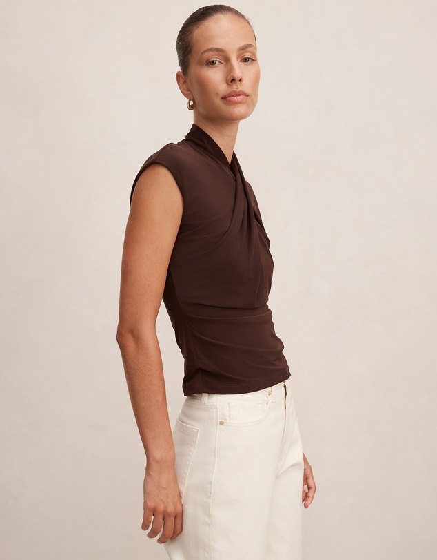 Forever New - Trinity Twist High Neck Top