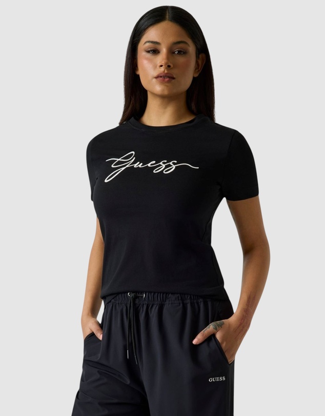 GUESS - Circe Embroidered Active T-Shirt