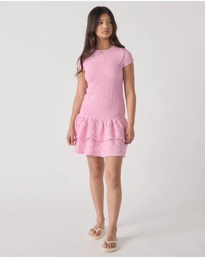 Decjuba Kids - Alessia Shirred Dress - Teens