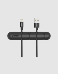 Ugreen - UGreen 4-Slot Cable Organizer 2-Pack Black