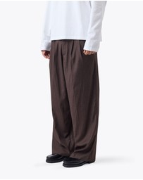 Zanerobe - Pinstripe Mega Pant Choc Stripe