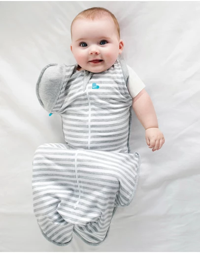 Love to Dream - Transition Bag 1.0 TOG Stretch Cotton Stripe in Grey