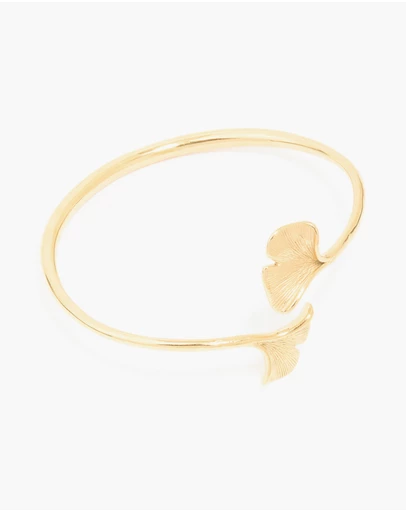 Lovisa - Waterproof Gold Plated Stainless Steel Open Leaf Wrist Cuff