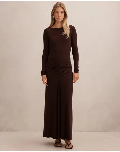 Forever New - Avery Ruched Jersey Maxi Dress