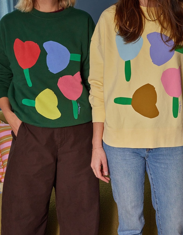Mosey Me - Forget Me Not Sweater - Forest