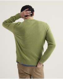 Seasalt - Seasalt Cornwall Green Men's Moorstone Jumper