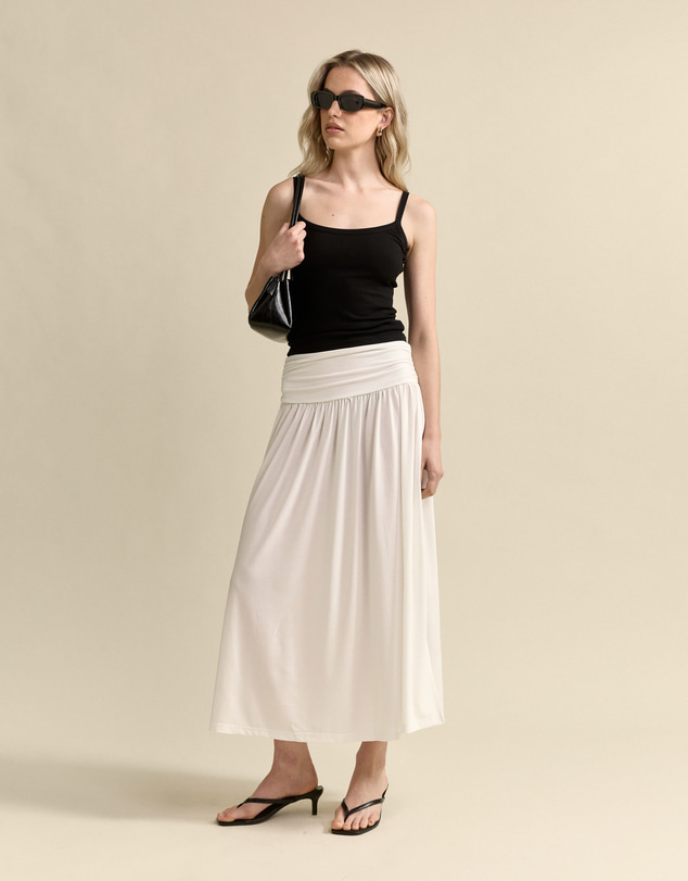MVN - Rouched Waist Skirt