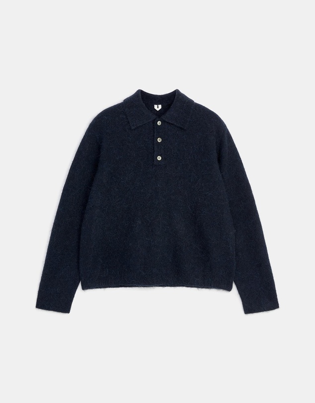 ARKET - Alpaca Wool Blend Polo Shirt
