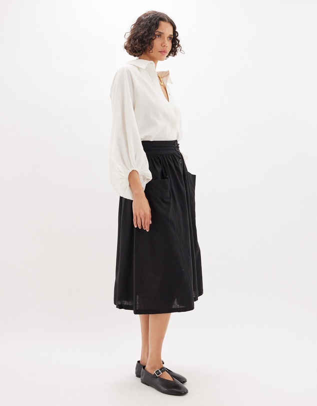 Amelius - Fantine Buttoned Skirt